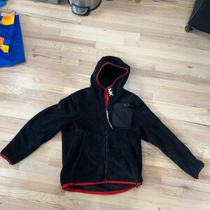 Michael Kors Black and Red Puffer Jacket